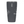 Side view of a 16oz Charcoal Tumbler with the Moterra Sky to Sea vertical logo